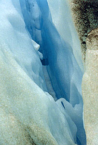 the glacier up close