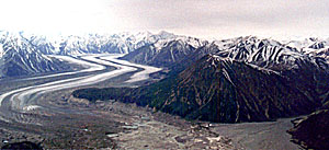 Kaskawulsh Glacier in Kluane National Park